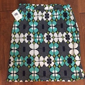 Lily skirt navy/lime brand new with tags Size L